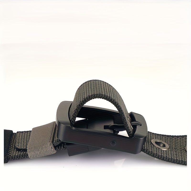Men'S Tactical Belt Adjustable Durable Nylon Webbing